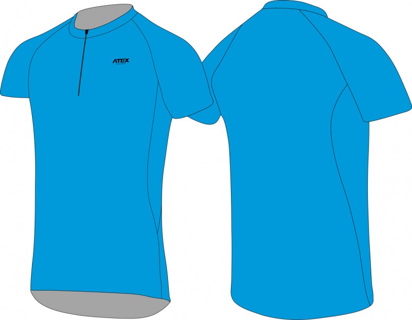 Kids' orienteering jersey, short sleeves