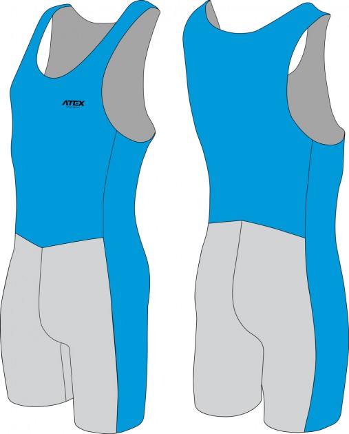Rowing suit with side stripes