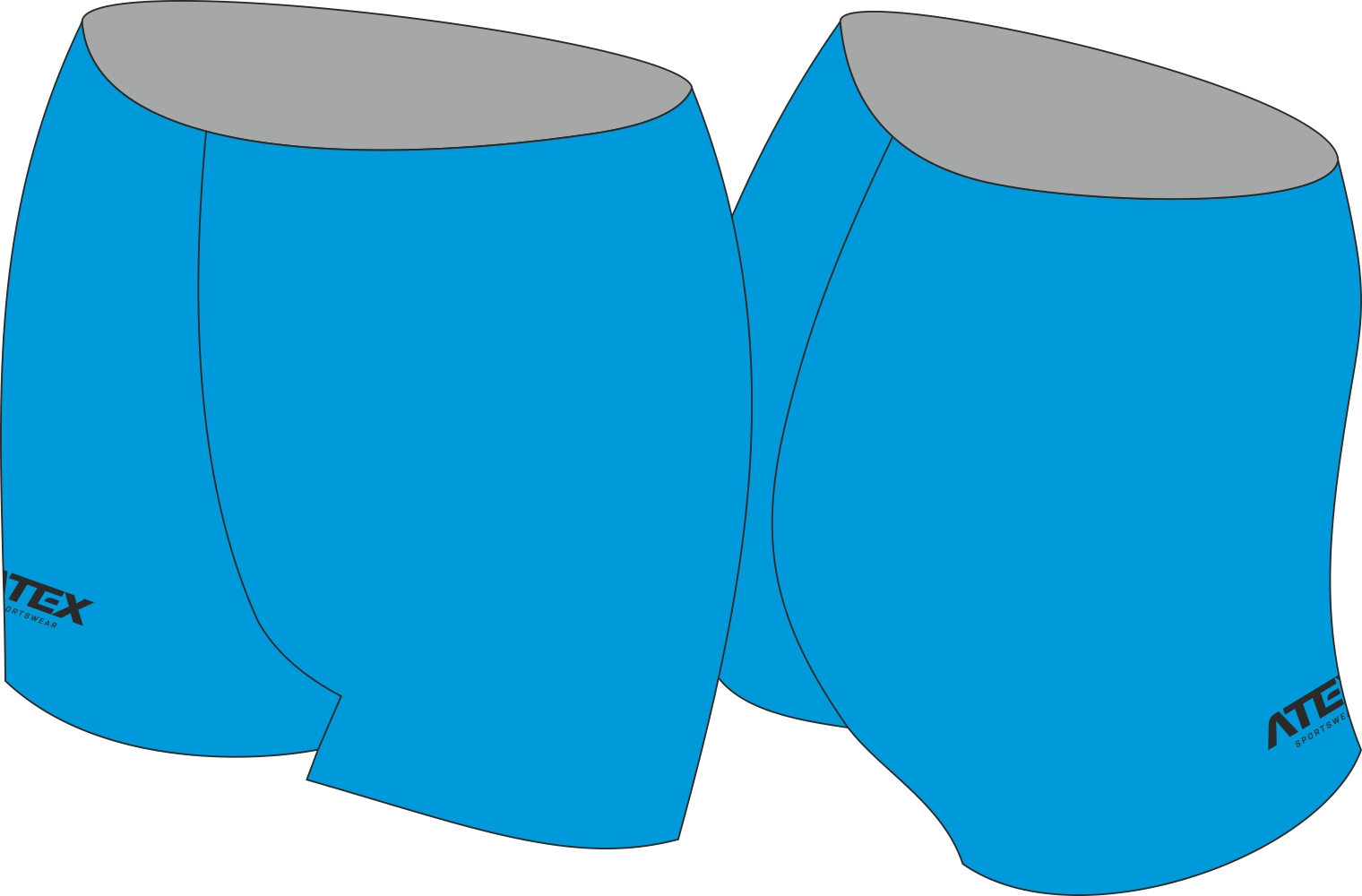 Athletic-running stretchy shorts mini