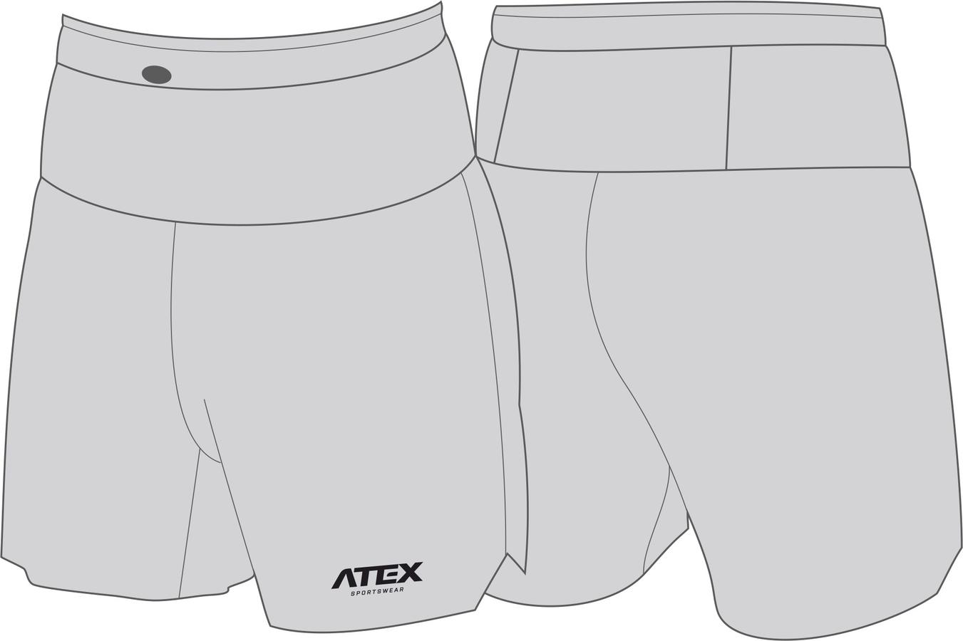 Running shorts with pocket belt PROFI