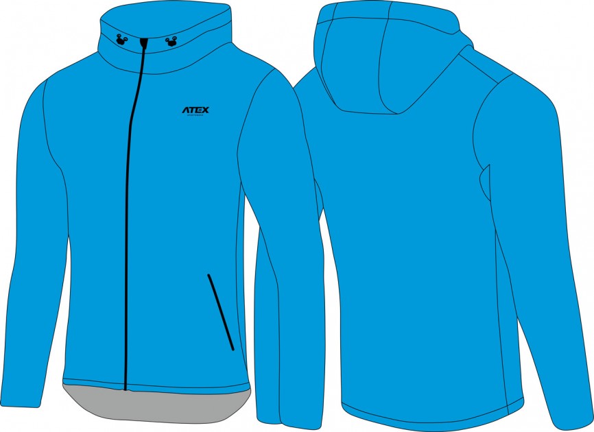 Lightweight sports jacket with hood