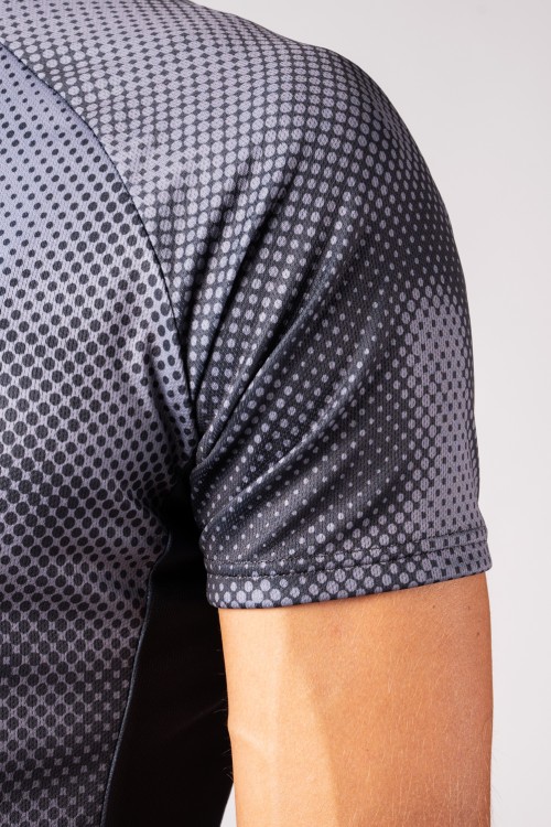 Maillot de ciclismo SPORT de manga corta, con hombros anchos