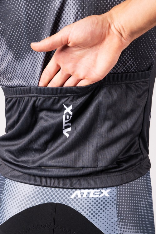 Maillot de ciclismo SPORT de manga corta, con hombros anchos